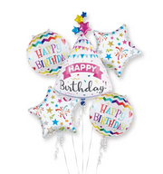 Happy Birthday Ribbons Bouquet